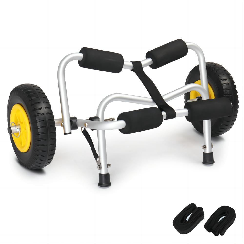 JWRWEF Foldable Durable Kayak Canoe Cart, Boat Carrier Trolley Dolly ...