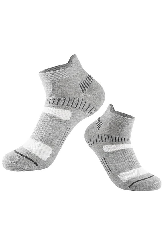 Ankle Socks for Women Low Cut No Show Cute Cozy Breathable Comfort Mens Crew Socks Grey