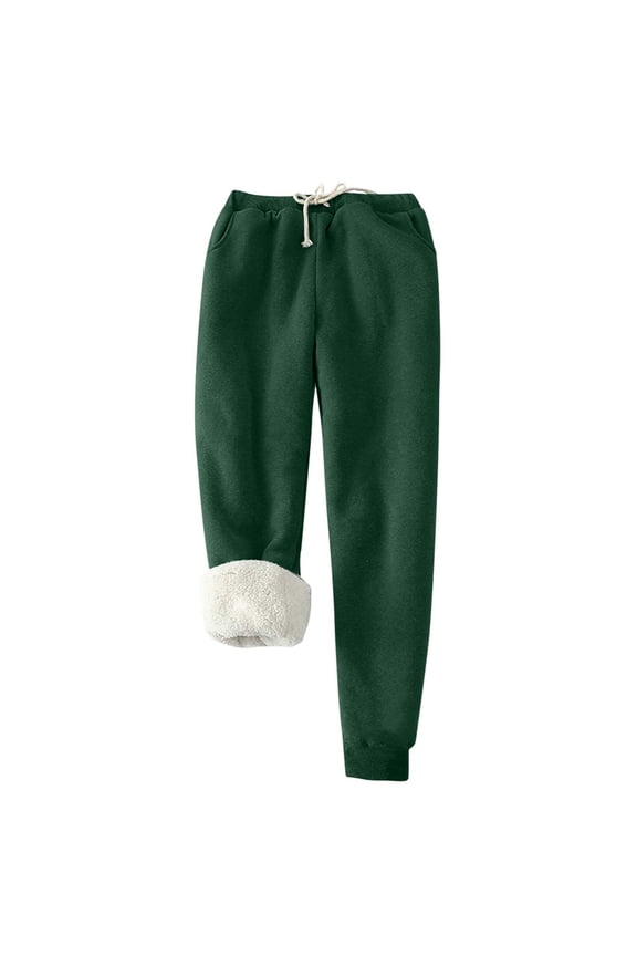 Pants for Women Casual Travel Basic Women's Sweatpants Loose Fit Y2K Cozy Womens Trousers Green2
