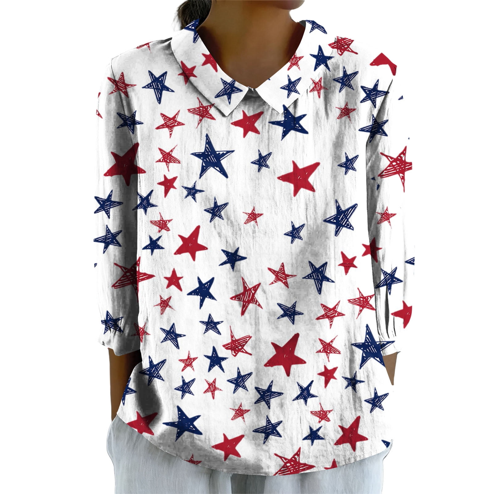 JWSVBF Patriots Shirt for Women Patriotic Cute Clothes Business Casual ...