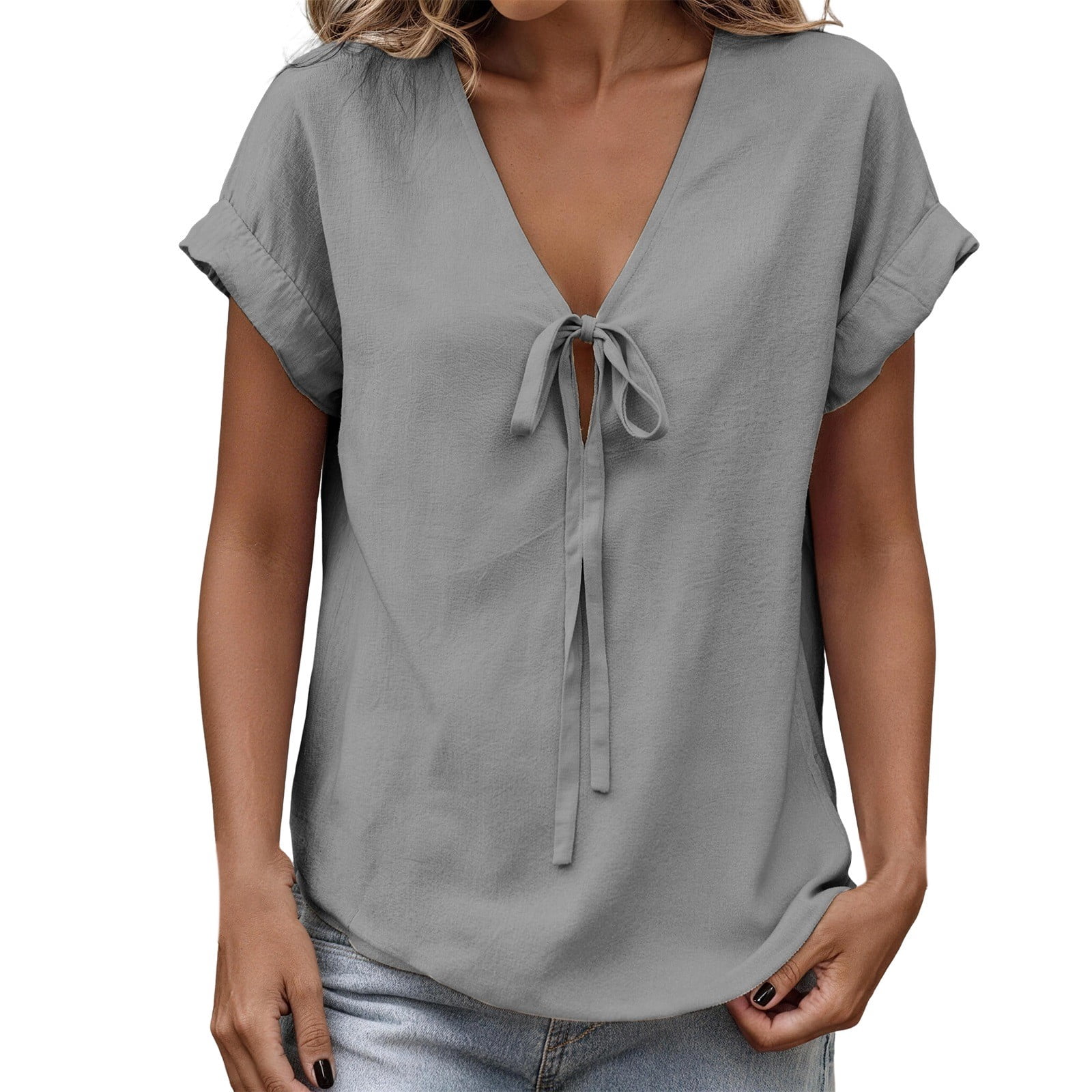 JWSVBF Shirts for Women 2026 Trendy Y2K Clothes Loose Fit Women's ...