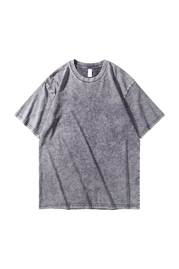 Short Sleeve Shirts for Women 2026 Spring Summer T Shirt Loose Fit Fitness Clothing Crew Neck Lightweight Womens Shirts Grey