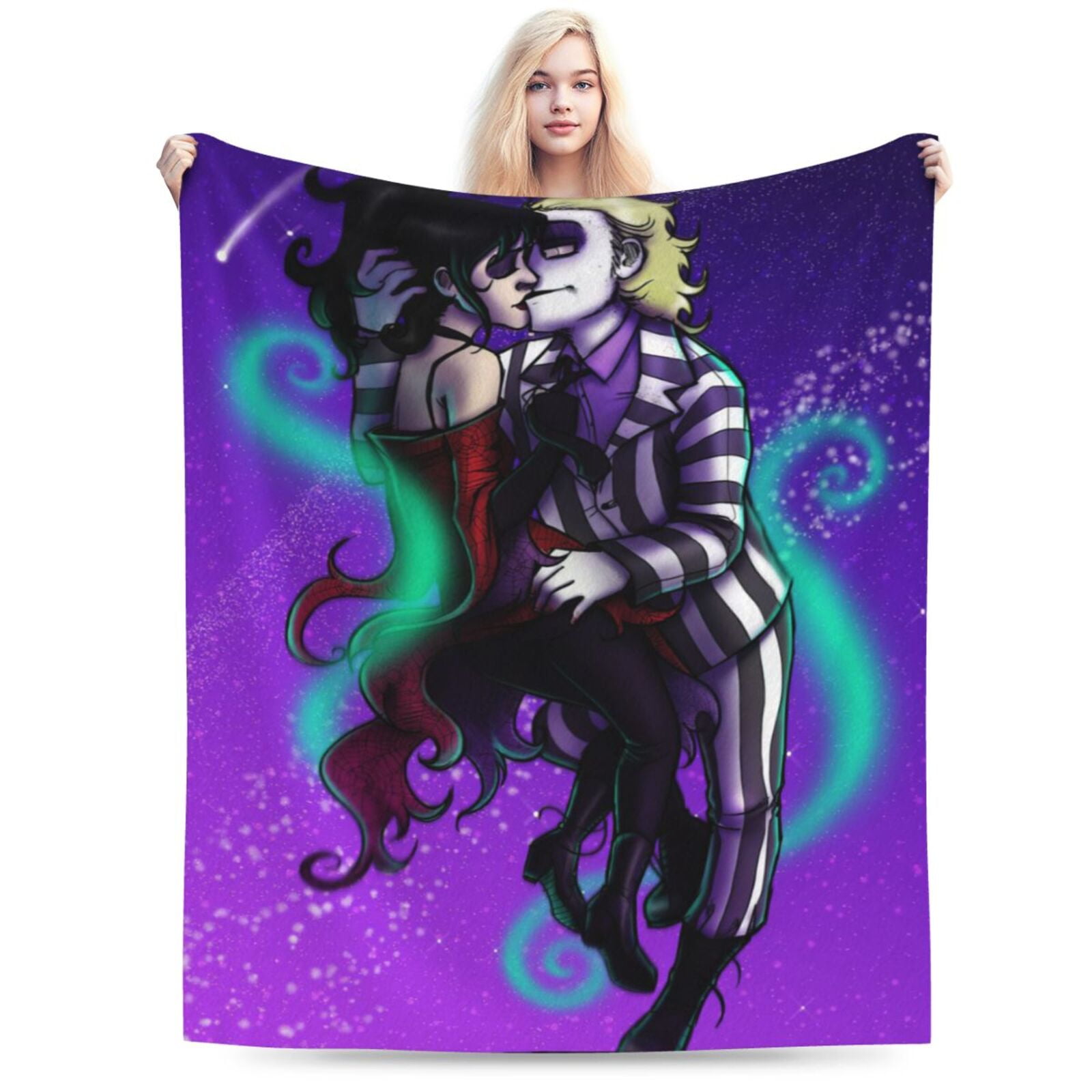 JWZPujrd Beetlejuice Beetlejuice 2024 Throw Blanket 40 x 30 inches