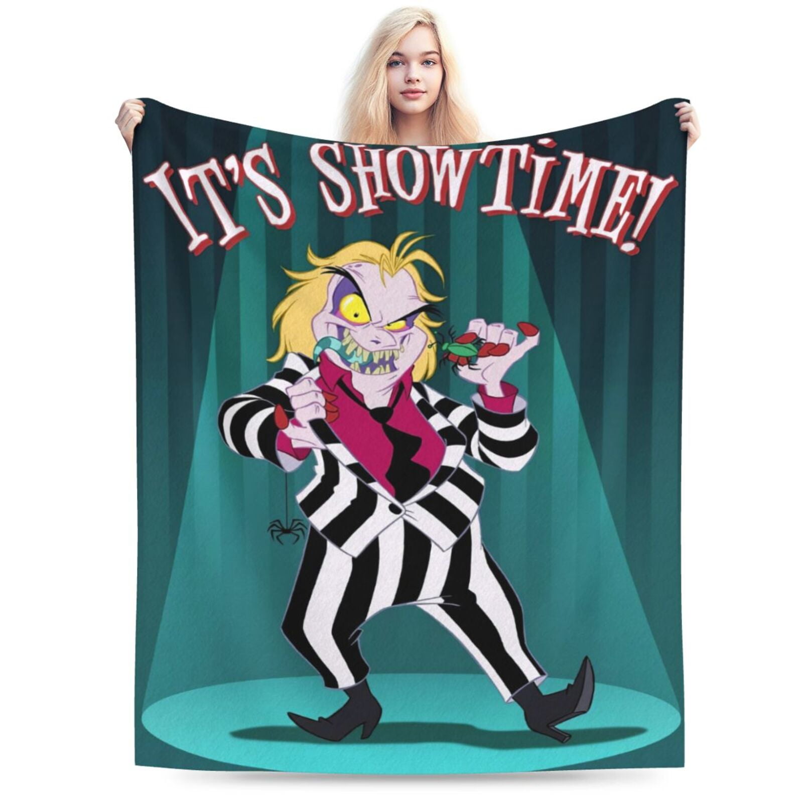 JWZPujrd Beetlejuice Beetlejuice 2024 Throw Blanket 40 x 30 inches