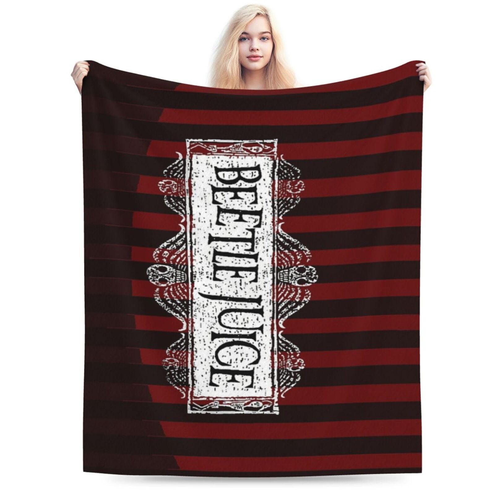 JWZPujrd Beetlejuice Beetlejuice 2024 Throw Blanket 50 x 40 inches