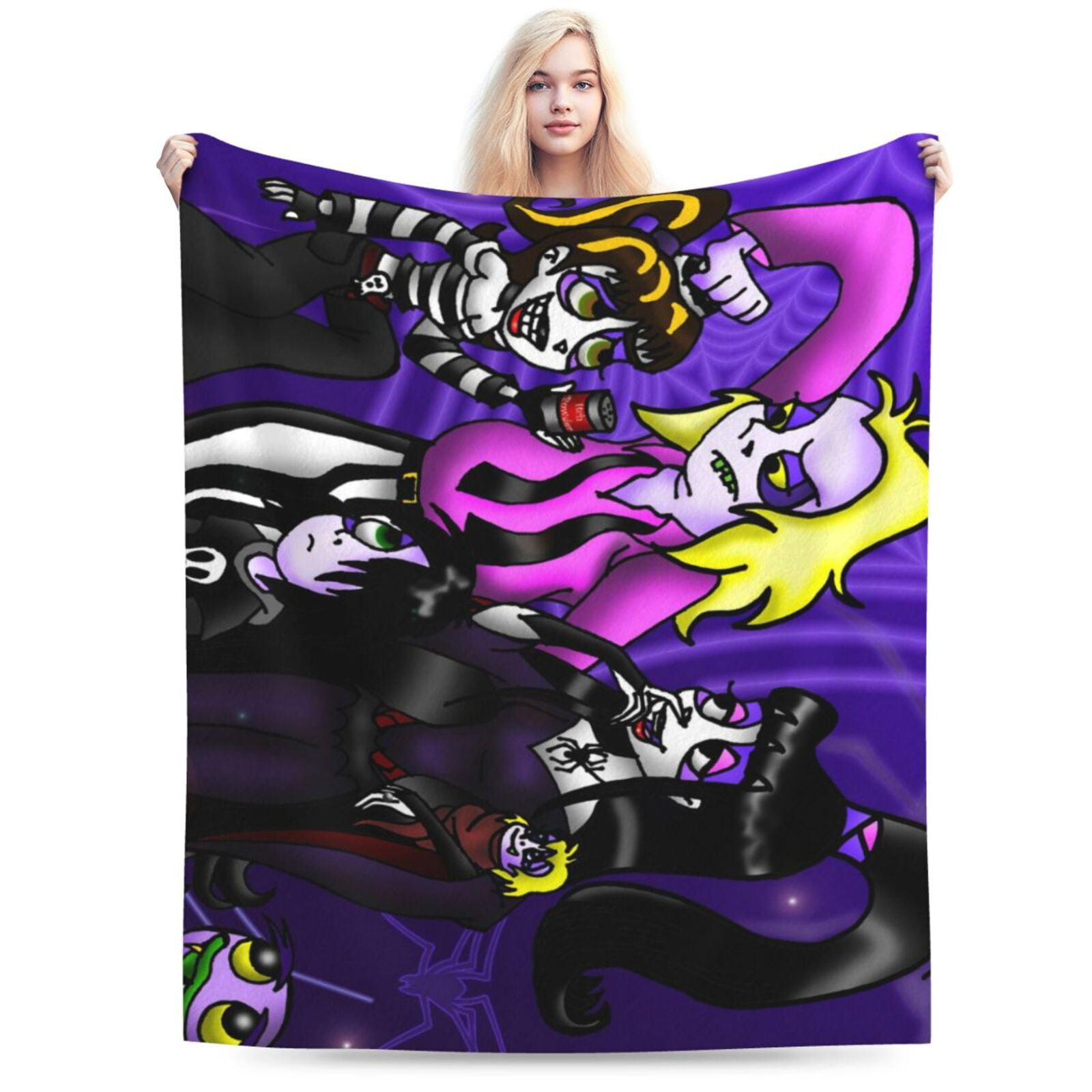 JWZPujrd Beetlejuice Beetlejuice 2024 Throw Blanket 50 x 40 inches