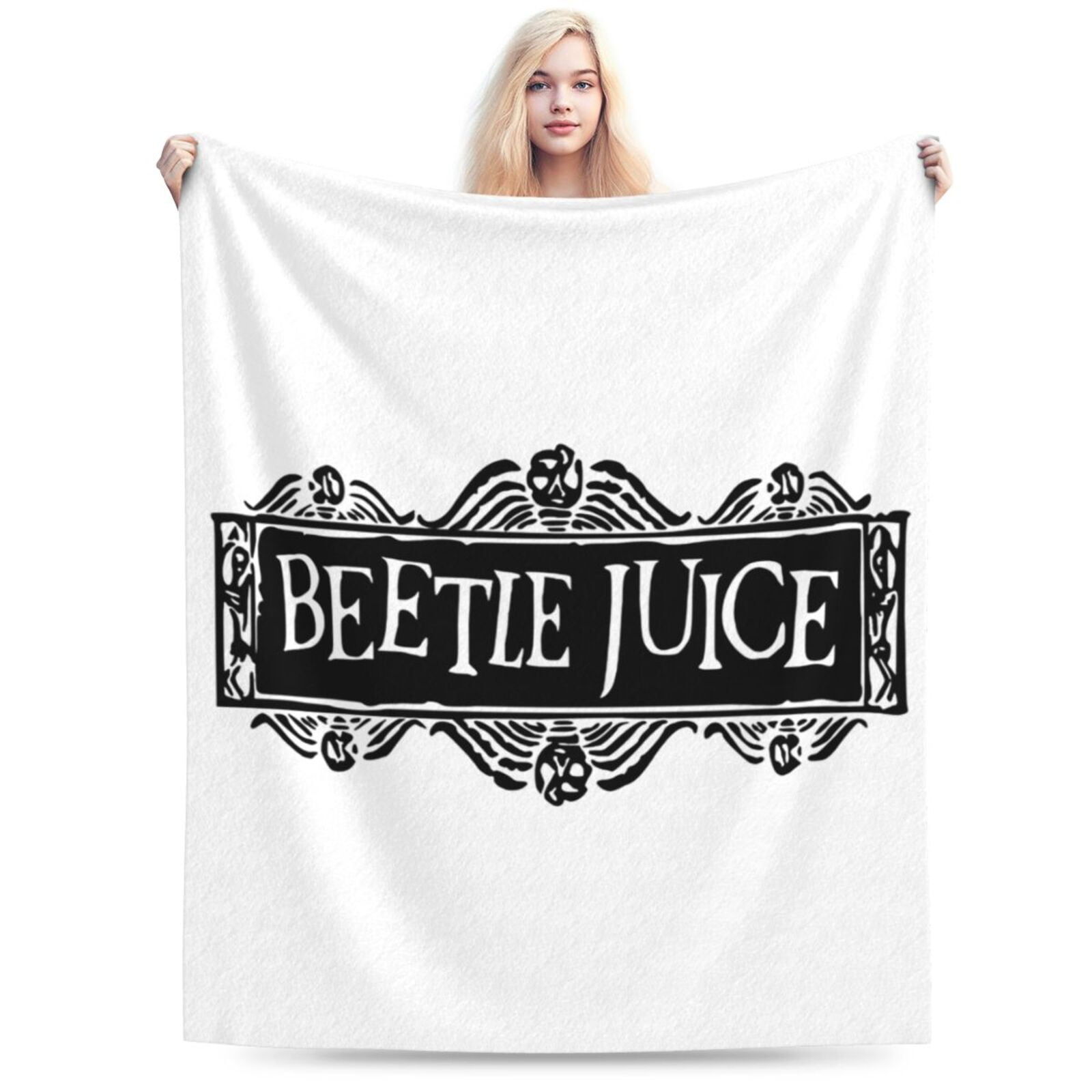 JWZPujrd Beetlejuice Beetlejuice 2024 Throw Blanket 50 x 40 inches