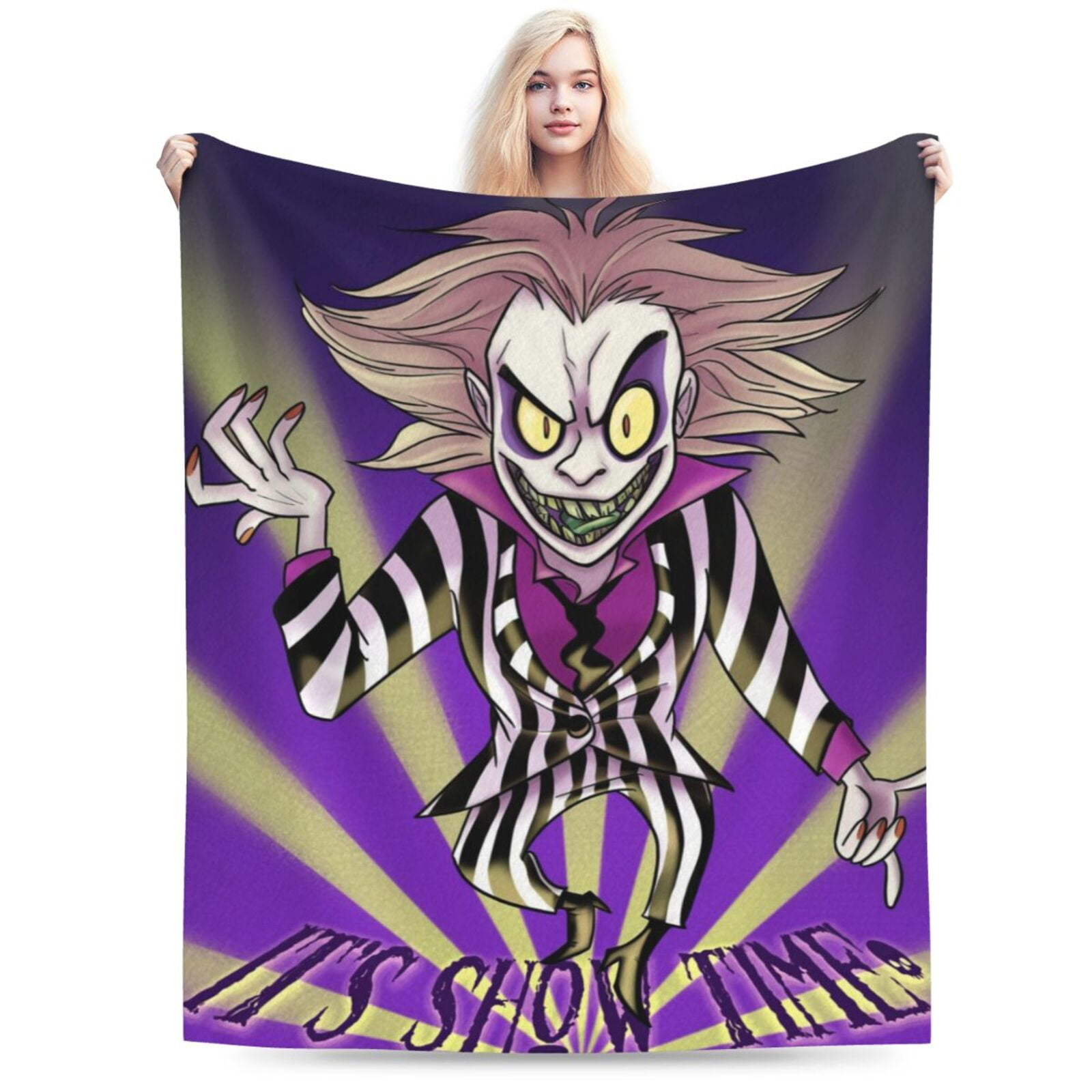 JWZPujrd Beetlejuice Beetlejuice 2024 Throw Blanket 60 x 50 inches