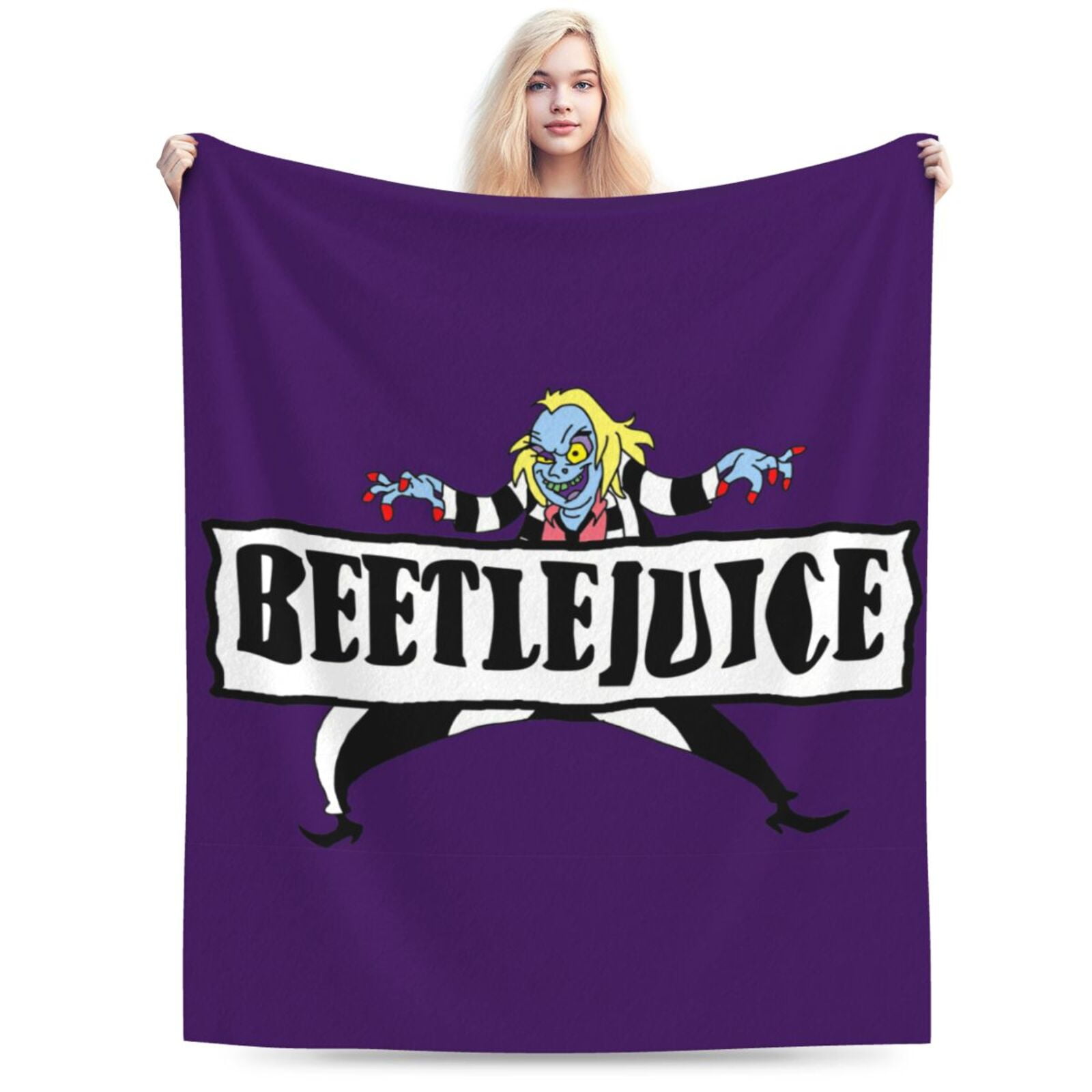 JWZPujrd Beetlejuice Beetlejuice 2024 Throw Blanket 60 x 50 inches
