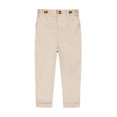 thumbnail image 1 of JWZUY (18Months-13Years)Toddler Kids Big Boy Fashion Solid Stripe Casual Suit Pants Trousers Pleated Slack Pants Khaki 18-24 Months, 1 of 2