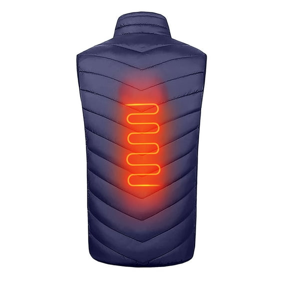 JWZUY Heated Vest for Men and Women, Smart Electric Heating Vest Rechargeable, Warming heated Jacket, Battery Not Included XXXL