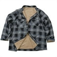 thumbnail image 1 of JWZUY Men's Flannel Shirt Long Sleeve Button Down Plaid Dark Gray XL, 1 of 6
