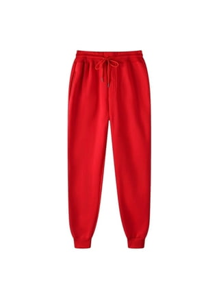  Women's Warm Sherpa Lined Sweatpants Christmas