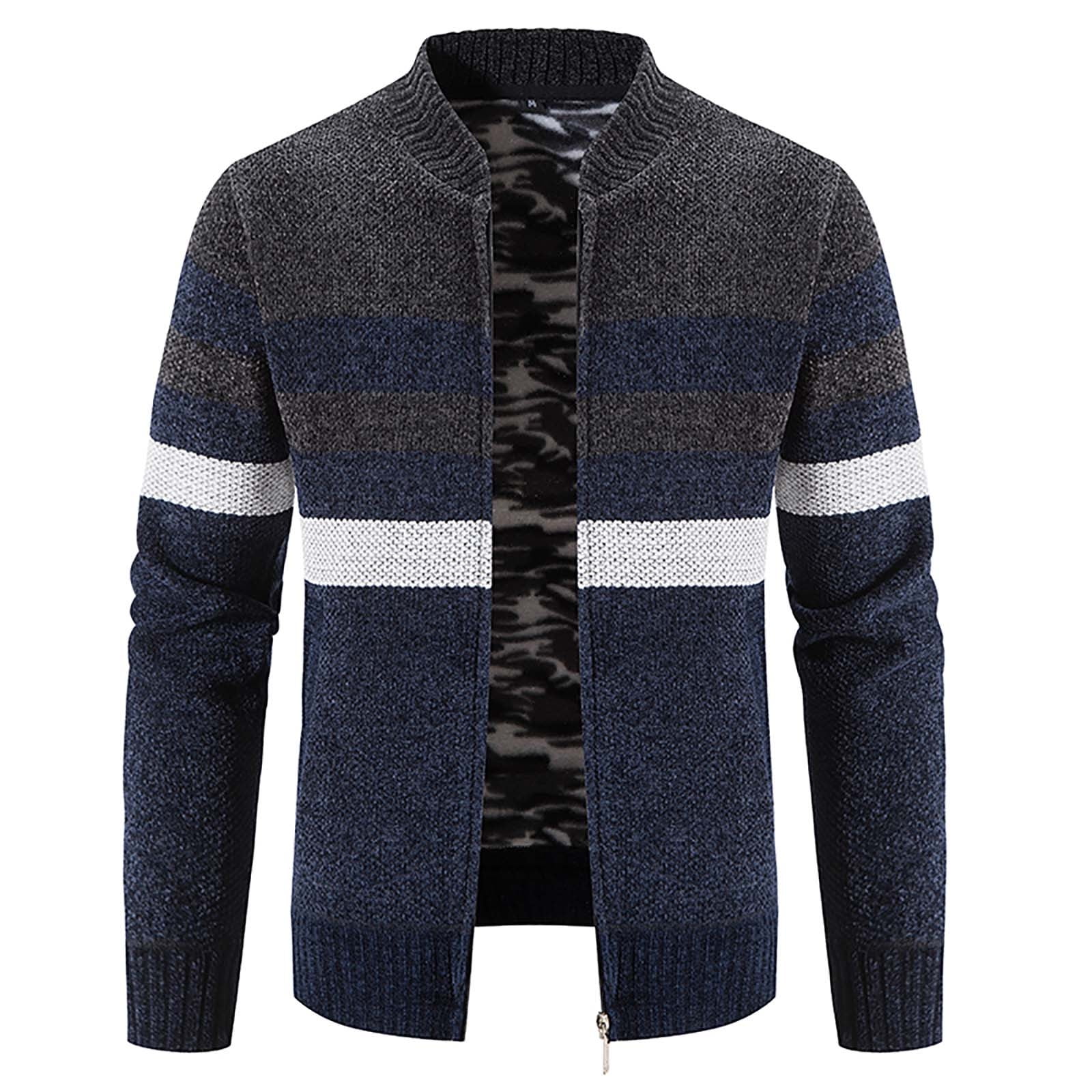 New color matching stand collar zipper long sleeve sweater New color matching stand collar zipper long sleeve sweater