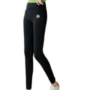 JWZUY Winter Sherpa Fleece Lined Leggings for Women Winter Warm Thermal Pants Workout High Waist Leggings Yoga