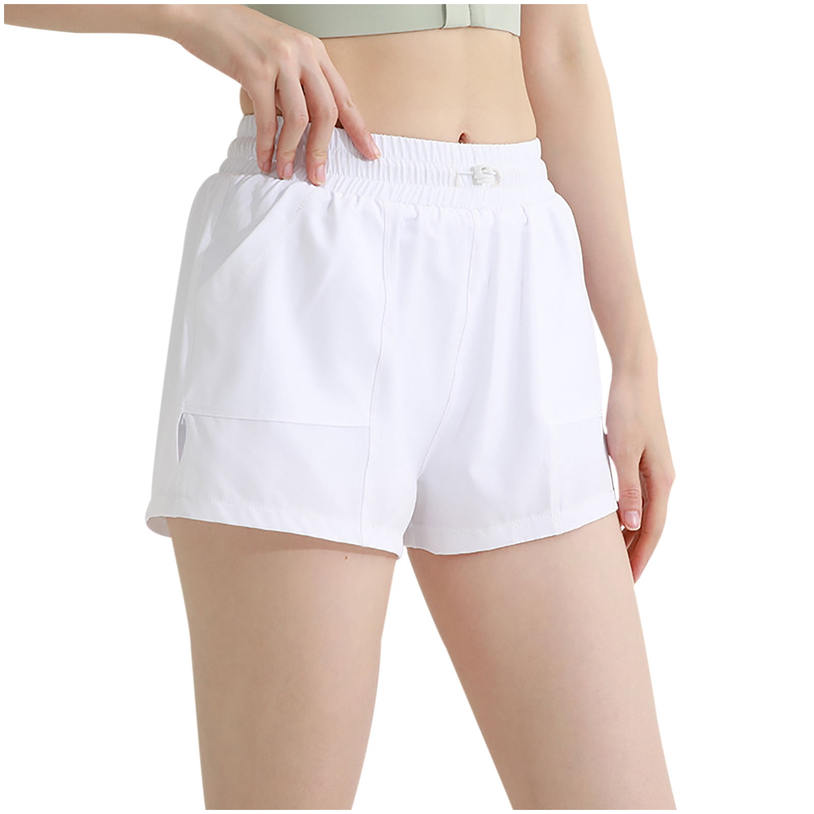 送料無料 通販 激安 Quick Womens JWZUY Dried Summer Split Side Shorts Yoga Clothing