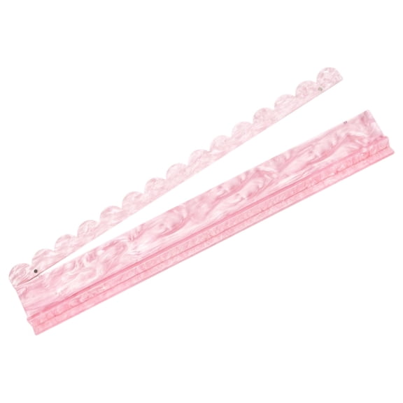JWZZYD American Mahjong Racks, Acrylic Magnetic Game, 20" Professional Clear Tile Trays with Integrated Pushers, Portable Game Night Organizer, Mahjong Accessories for Adults Beginners, Pink