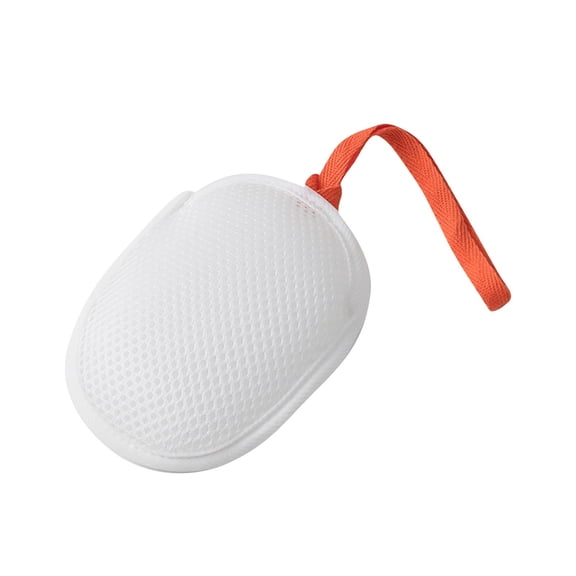 JWZZYD Double Layer Mesh Bar Soap Exfoliating Bag, Quick Dry Foaming Soap Saver Pouch with Hanging Lanyard, Shower Body Facial Cleaning Mesh Soap Holder for Bathroom Daily Use, Gray