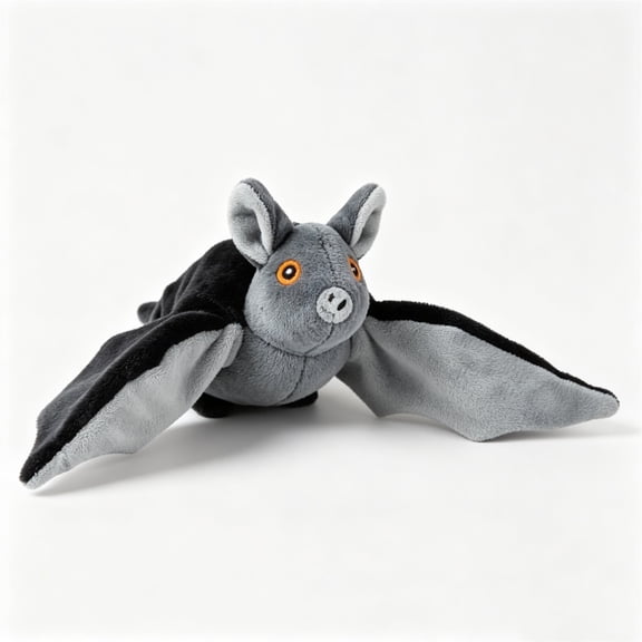 JWZZYD Flying Bat Dog Toy,Flying Bat Toy for Dogs & Cats, Soft Stuffed Interactive Chew Toy, Halloween Flying Puppy Toy, Mimics Real Flying Motion,Flapping Wings Interactive Pet Toy