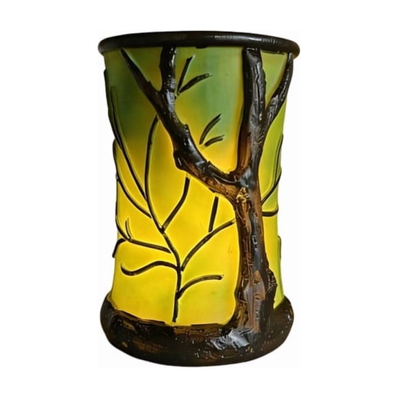 JWZZYD Forest Tree Branch Table Lamp, 2.76" x 3.74" Nature-Inspired Warm Glow LED Nightlight, Rustic Ambient Lamp for Bedroom Living Room Office Decor, Unique Nature Themed Gift, 1Pack