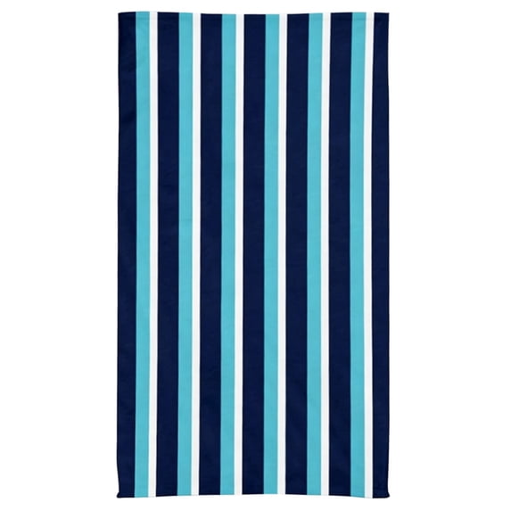 JWZZYD Microfibre Beach Towel, Dark Green Oversized Beach Towel Set, 39"x71" Striped Beach Towels, Sand-Free, Quick-Drying, Lightweight, Compact Travel Towel with Bag for Gym, Pool, and Beach