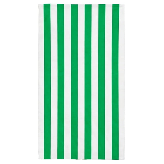 JWZZYD Microfibre Beach Towel, Green Oversized Beach Towel Set, 39"x71" Striped Beach Towels, Sand-Free, Quick-Drying, Lightweight, Compact Travel Towel with Bag for Gym, Pool, and Beach