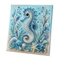 thumbnail image 1 of JWZZYD Ocean Theme Pearl Art DIY Kit, Octopus Wave 3D Pearl Craft Kit for Adults, Sparkling Coastal Pearls Art with Pearls & Rhinestones, DIY Home Wall Decor Gift (Seahorse), 1 of 6