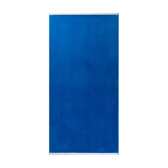 JWZZYD Summer Vibes Cotton-Blend Beach Towel, 31.5"x62.9" Sand Resistant Super Absorbent Swim Pool Blanket, Lightweight Portable Towel for Travel Summer Vacation Outdoor Beach Trip, Blue