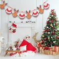 thumbnail image 1 of JWshufel Christmas Decorations Christmas Garland Christmas Ornaments Festive Paper Bunting Easy Hang for Home Indoor Outdoor Holiday Decor Adds Cheerful Atmosphere 7.9in Red, 1 of 4