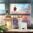 thumbnail image 1 of JWshufel Christmas Ornaments Ceramic Luminous Figurine Deer Snowman Santa Night Light Soft Glow Holiday Table and Mantel Decoration Indoor Accent Lighting 5.7x3.3x2.4in White, 1 of 6