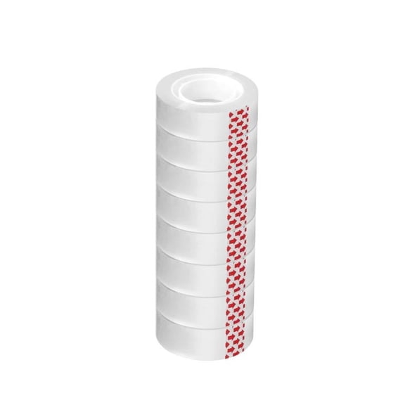JWshufel Clear Office Transparent Tape 8 Rolls Refill for Dispensers Suit for Gift Wrapping School Home Organizing Strong Adhesive Tape for Paper Envelopes 0.9 Inch Core Diameter