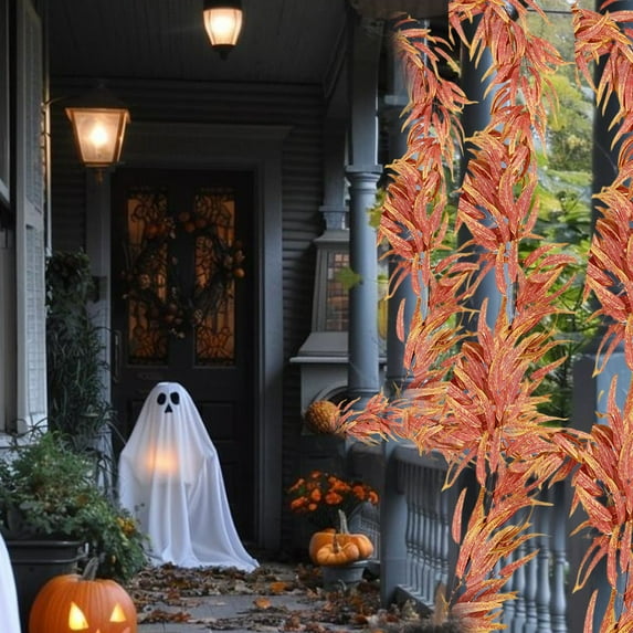 JWshufel Halloween Decorations Outdoor Simulation Rattan with Realistic Texture for Spooky Holiday Decor Flexible and Reusable for Porches Door Frames Party Decor 70.9in Multicolor