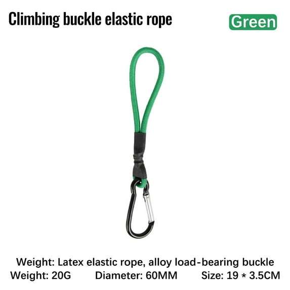 JWshufel Heavy Duty Bungee Cords with Hooks Elastic Rope Straps for Camping Portable Securing Tool for Bike Car Cargo Nail Tent Accessories Easy Installation