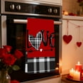 thumbnail image 1 of JWshufel Kitchen Dish Towels Valentine's Towels Soft Polyester Absorbent Durable Quick Dry Easy Care Holiday Themed Table Decorative Towel for Cooking and Baking 23.6x15.7in, 1 of 6