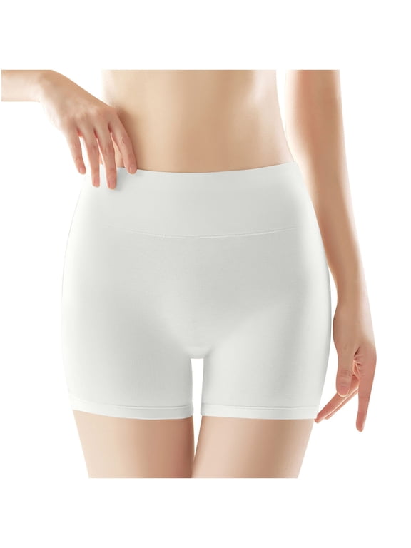 No Front Seam Underwear for Women Smoothing No Show High Waisted Briefs Comfy Workout Gym Yoga Panties