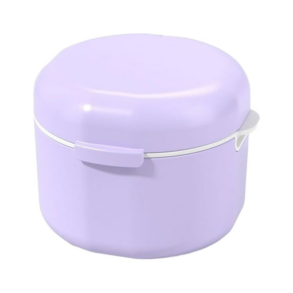 JWshufel Portable Double Layer Brace Storage Box with Drainage Design for Braces and Dentures 0.19 Long Lasting Plastic Compact Yet Spacious Suit for Orthodontic Retainers