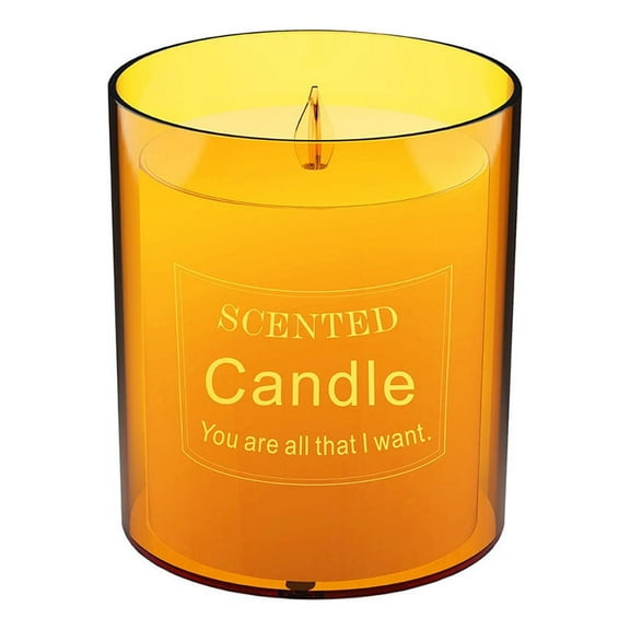 JWshufel USB Flameless Candle Mist Humidifier 11.7 fl oz Aromatherapy Diffuser with Auto Shut Off for Relaxation in Bedroom Office Suit for Christmas Gift and Home Decor