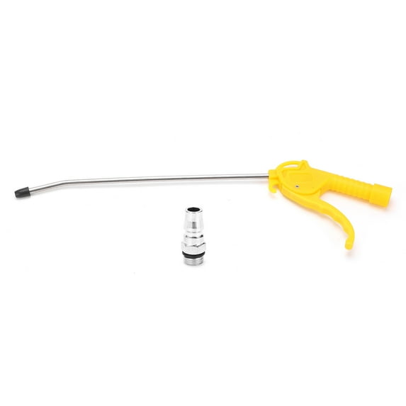 JX-008 Dust Blow Tool High Pressure Air Duster Pneumatic Air Dust Blower Sprayer, Plastic Steel + Stainless Steel, 1/4 Inch Inlet, 6mm Pipe Diameter, Chrome Stainless Steel, Port Shrinkage