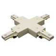 thumbnail image 1 of JX-BK-WAC Lighting-Accessory-Single Circuit J Series X Connector-7.13 Inches Wide by 0.75 Inches High-Black Finish, 1 of 7