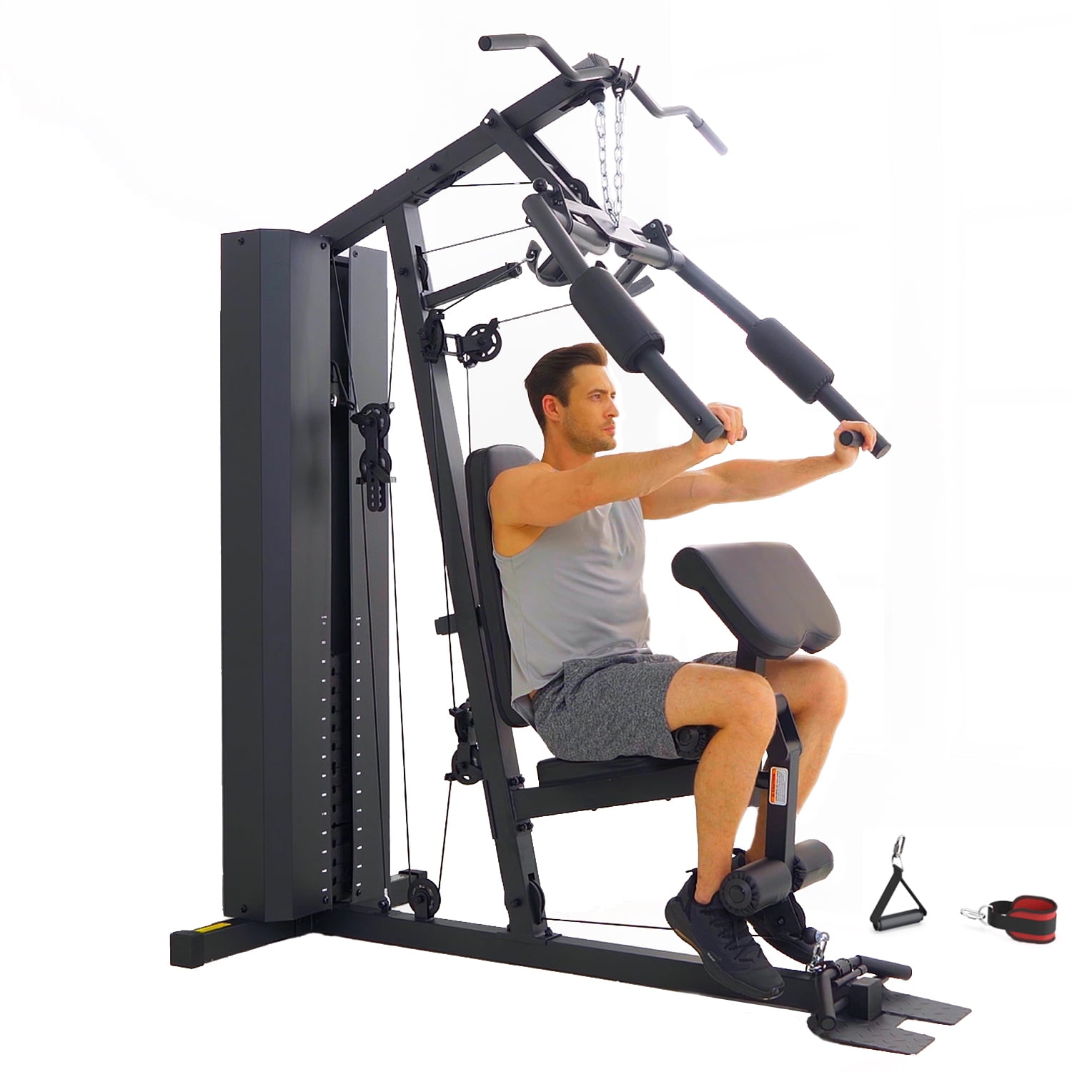 JX Fitness Home Gym Multifunctional Full Body Home Gym Equipment Wlscm-1148l, Black