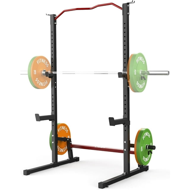 JX FITNESS Squat Rack In Lega Acciaio Regolabile | Supporto Bilanciere Per Palestra Casa 200kg - Foto 13