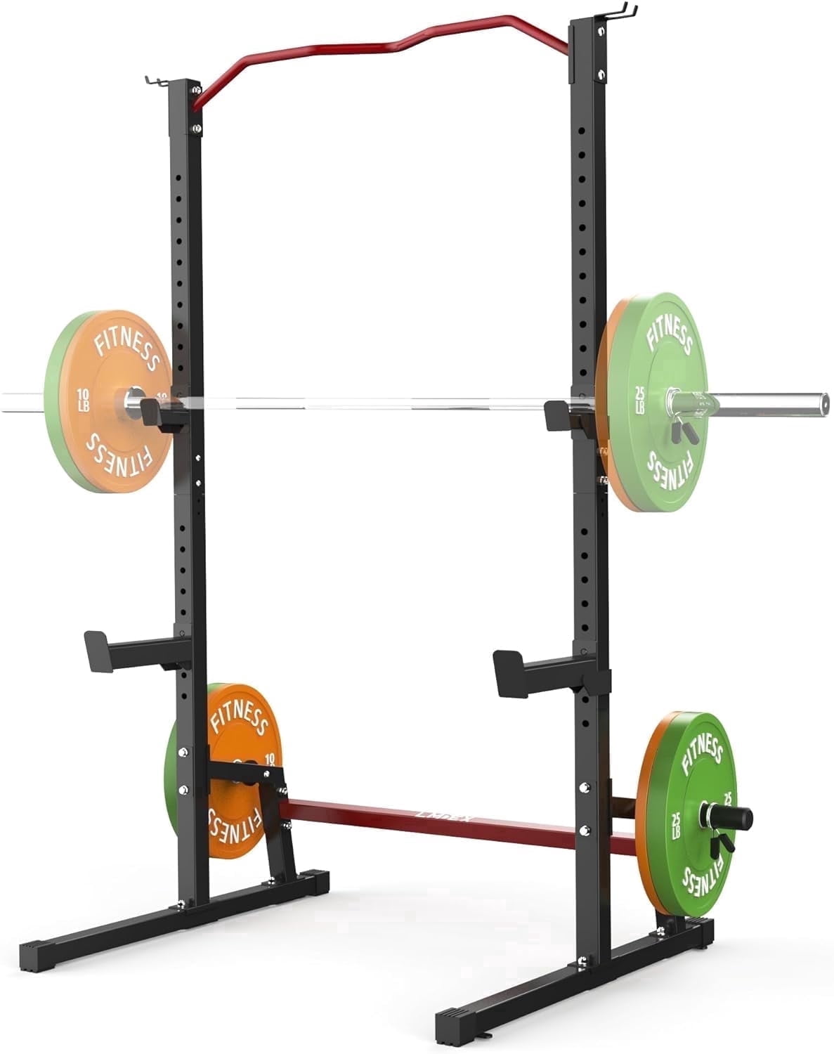 JX FITNESS Squat Rack Machine,Barbell Rack,Folding Weight and Bench Press Rack Stand,Maximum Weight 260Lbs
