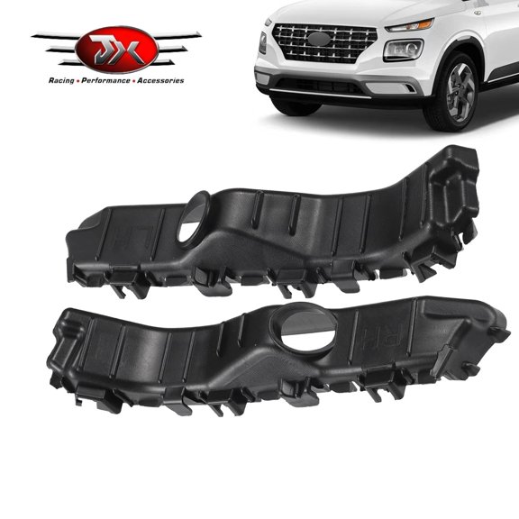 JX RACING Front Bumper Bracket Retainer Compatible with Hyundai Venue 2020-2024 Left Right 86552K2000