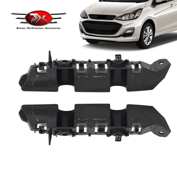 JX RACING Front Bumper Brackets 2PCS Set Compatible with Chevy Spark 2019 2020 2021 2022 Left Right