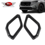 JX RACING Front Bumper Lower Trim Compatible with Honda CRV Sport Touring Hybrid 2023-2026 Gloss Black