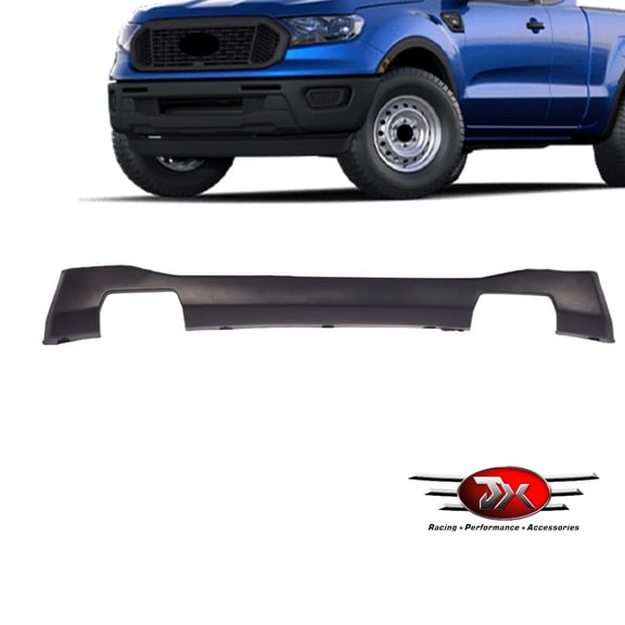 JX RACING Front Bumper Lower Valance Panel W/O Sensor Holes Compatible with Ford Ranger 2019-2023