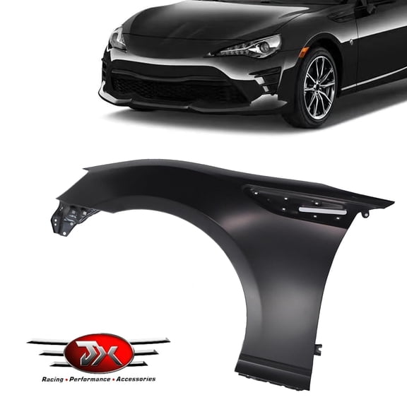 JX RACING Front Fender Left Driver Side Primed Compatible with 2013-2016 Scion FR-S Base 2017-2020 Toyota 86