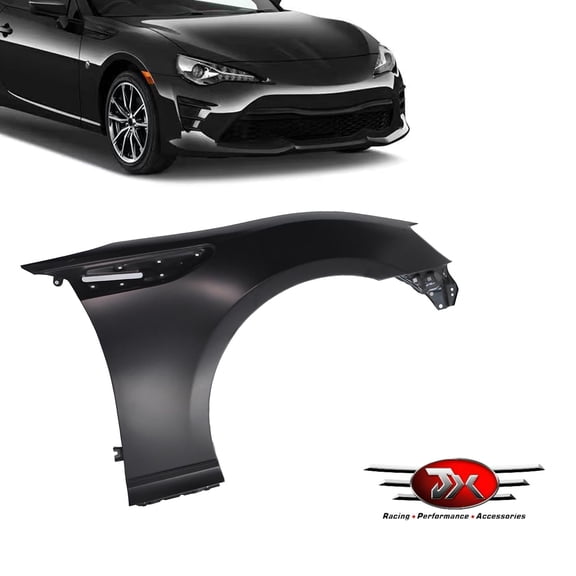 JX RACING Front Fender Right Passenger Side Primed Compatible with 2013-2016 Scion FR-S Base 2017-2020 Toyota 86