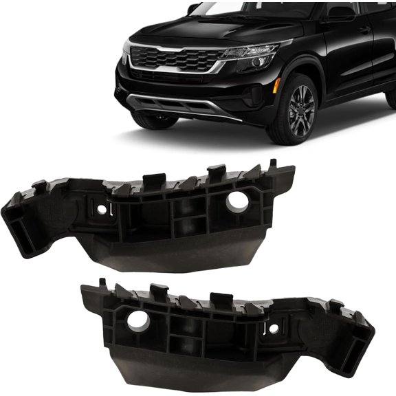 JX RACING Front Left Right Bumper Bracket Retainer Compatible with 2021 2022 2023 2024 Kia Seltos 86552Q5010 KI1043139 86551Q5010 KI1042139