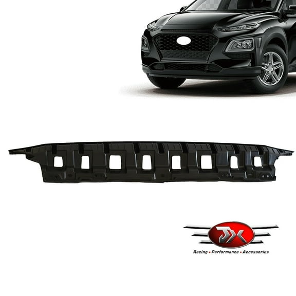 JX RACING Front Radiator Grille Bracket Upper Cover Black Compatible with 2018-2021 Hyundai Kona 86360-J9000
